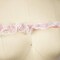 2 Yards Baby Pink Ruffle Satin Trim Polyester Lace Overlay Perfect For Garments